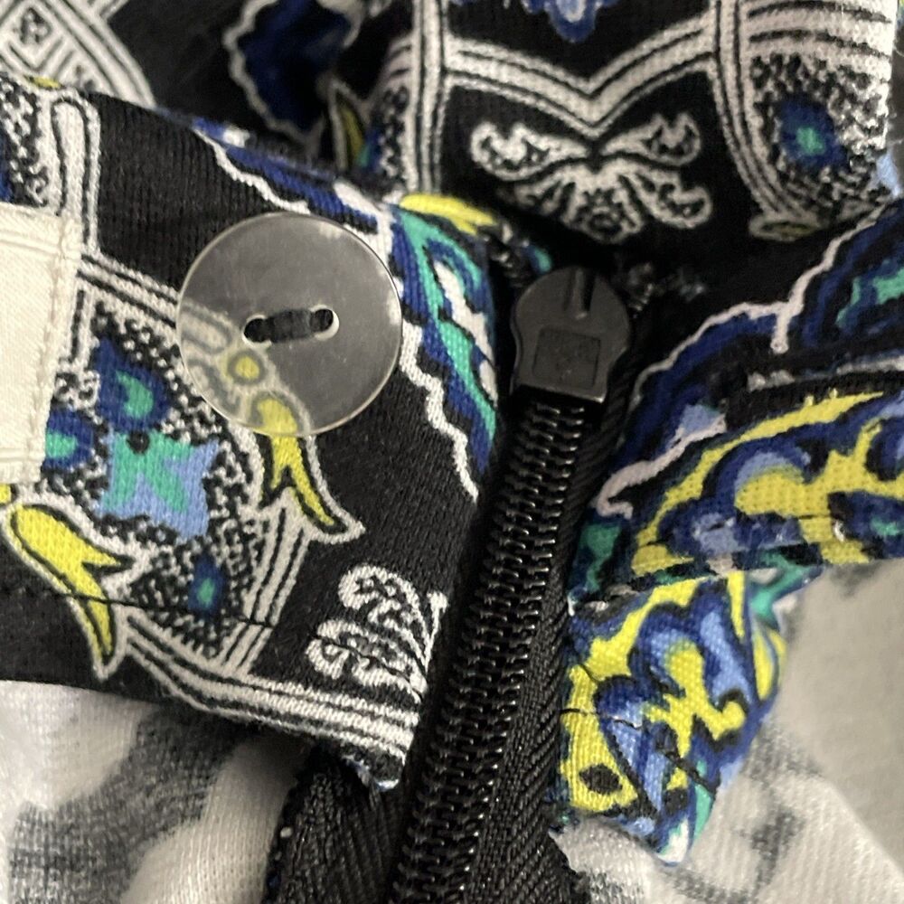 Talbots Blue Paisley Print Skirt Women's 16W Midi Length Casual Career Wear - Picture 6 of 8